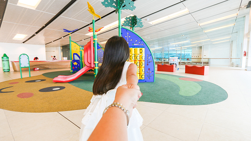 A playground at Changi Airport